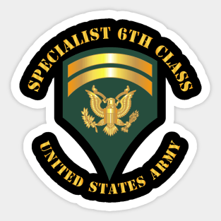 Specialist 6th Class - SP6 Sticker